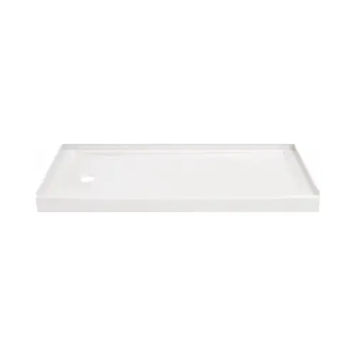 Classic 500 Shower Base, Left-Hand Drain, Gloss White, 60 x 30 In. Classic 500 Shower Base, Left-Hand Drain, Gloss White, 60 x 30 In.