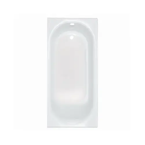 Princeton 60 in. Left Hand Drain Rectangular Alcove Bathtub in White Princeton 60 in. Left Hand Drain Rectangular Alcove Bathtub in White