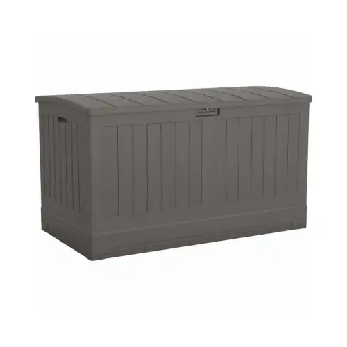 Deck Box 58" W X 32" D Gray Plastic 200 gal Gray Deck Box 58" W X 32" D Gray Plastic 200 gal Gray