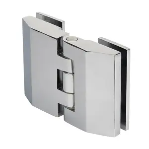 CRL REG180CH Polished Chrome Regal 180 Series Glass-to-Glass Hinge