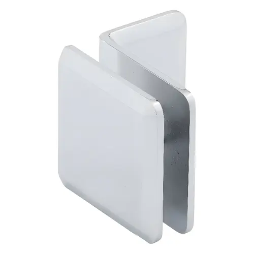 Beveled Square Glass To Wall Mount Clip With Mounting Leg Polished Chrome Beveled Square Glass To Wall Mount Clip With Mounting Leg Polished Chrome
