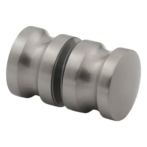 Euro Series Shower Door Knob Back To Back Mount Brushed Nickel Euro Series Shower Door Knob Back To Back Mount Brushed Nickel