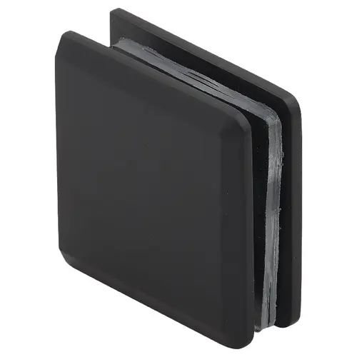Matte Black Coronado Series Wall Mount Glass Clip Matte Black Coronado Series Wall Mount Glass Clip