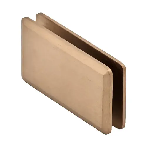 Brushed Bronze 180 Glass to Glass Premier Series Clip Brushed Bronze 180 Glass to Glass Premier Series Clip