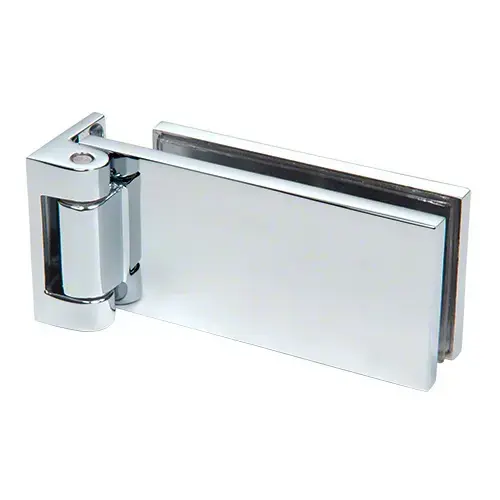 Polished Chrome Cabinet/ Showcase Wall Mount Offset Pivot Hinges Polished Chrome Cabinet/ Showcase Wall Mount Offset Pivot Hinges
