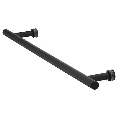 Oil Rubbed Bronze 18" Single Mount Ladder Pull Towel Bar