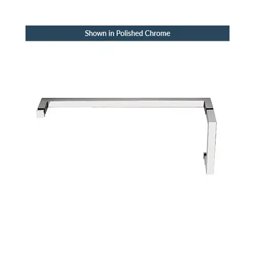 24 Inches Center To Center Towel Bar, 6 Inches Center To Center Handle Square Series Towel Bar And Handle Combo Brushed Nickel 24 Inches Center To Center Towel Bar, 6 Inches Center To Center Handle Square Series Towel Bar And Handle Combo Brushed Nickel