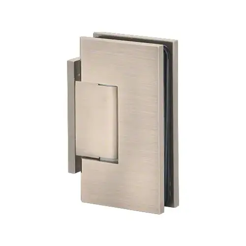 Brushed Nickel Wall Mount with Offset Back Plate Adjustable Maxum Series Hinge Brushed Nickel Wall Mount with Offset Back Plate Adjustable Maxum Series Hinge