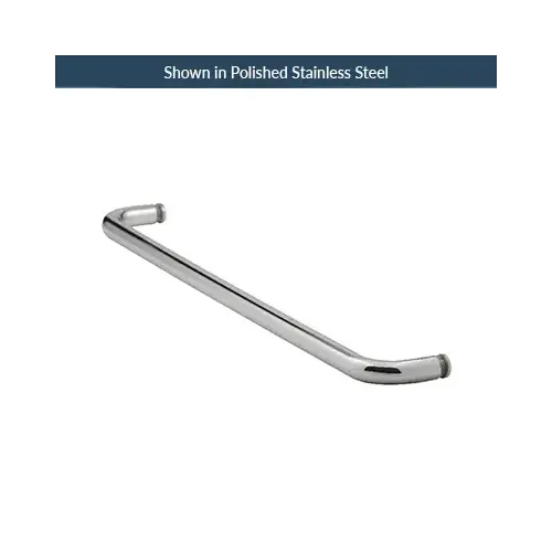20 Inches Center To Center Standard Tubular Shower Towel Bar Single Mount Without Washers Brushed Pewter 20 Inches Center To Center Standard Tubular Shower Towel Bar Single Mount Without Washers Brushed Pewter