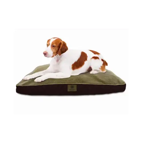 Deluxe Reversible Dog Bed, Removable Taupe/Gray Cover, XL 40 x 30 In.