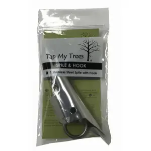 Tap My Trees 2145 Maple Sugaring Stainless Steel 7/16 In. Spile & Hook