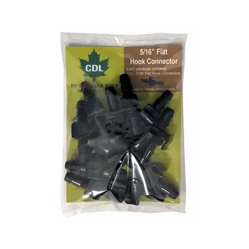 5/16 In. Maple Line Flat Connector - pack of 12