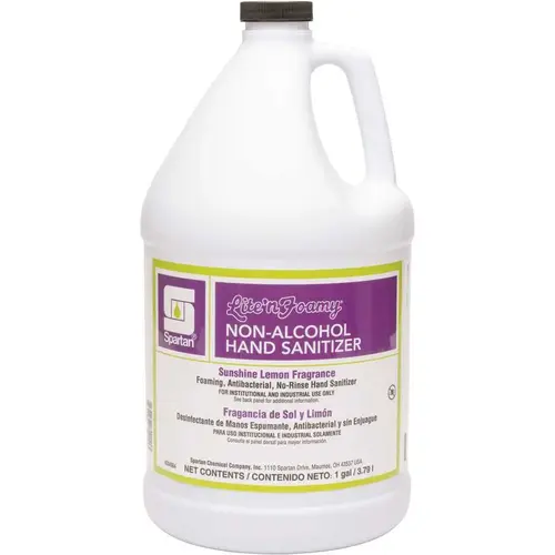 Lite'n Foamy 1 Gallon Non-Alcohol Hand Sanitizer - pack of 4