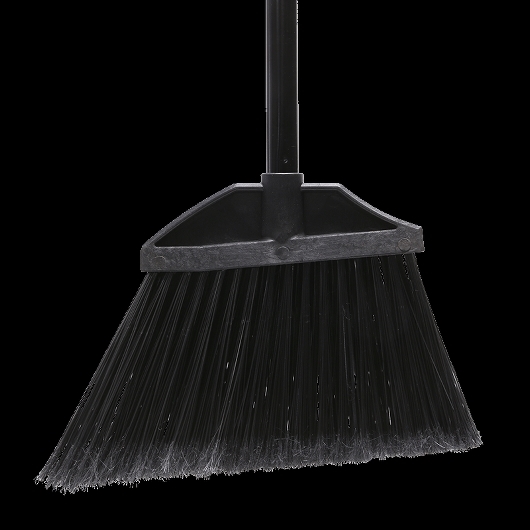 O-CEDAR COMMERCIAL 6410 O-Cedar Commercial Large Angle Broom - Flagged Bristles, 1 Each, 1 Per Case Black