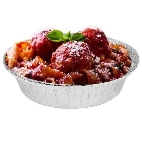 Durable Packaging 8 Inch Round Pans, 500 Each, 500 Per Box, 1 Per Case