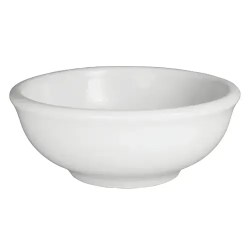 Hall China Salsa Bowl 4 In X 1 1/2 In (5 Oz) White, 3 Dozen, 1 Per Case
