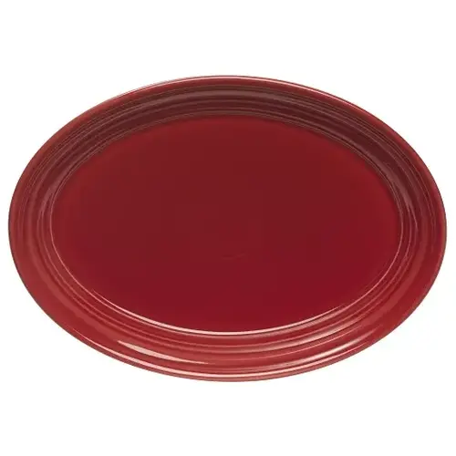Fiesta Oval Platter 9 5/8 In X 6 3/4 In Fiesta Scarlet, 1 Dozen, 1 Per Case Fiesta Oval Platter 9 5/8 In X 6 3/4 In Fiesta Scarlet, 1 Dozen, 1 Per Case
