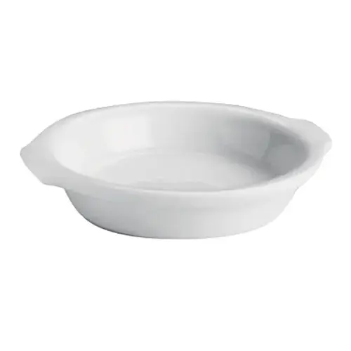 Hall China Round Au Gratin 7 1/4 In X 6 1/2 In (10 Oz) White, 2 Dozen, 1 Per Case Hall China Round Au Gratin 7 1/4 In X 6 1/2 In (10 Oz) White, 2 Dozen, 1 Per Case