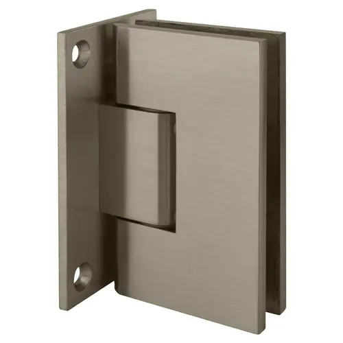 Brushed Nickel Victoria Series Wall Mount Full Back Plate Hinge Brushed Nickel Victoria Series Wall Mount Full Back Plate Hinge