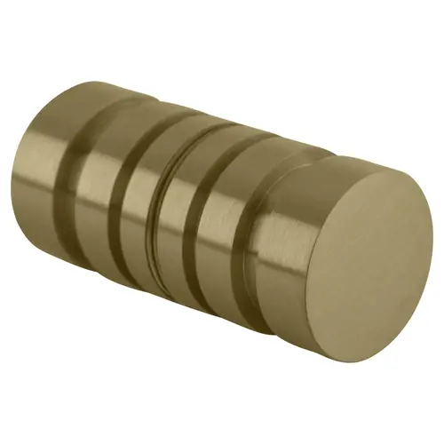 Brushed Bronze Contemporary Style Back-to-Back Shower Door Knobs Brushed Bronze Contemporary Style Back-to-Back Shower Door Knobs