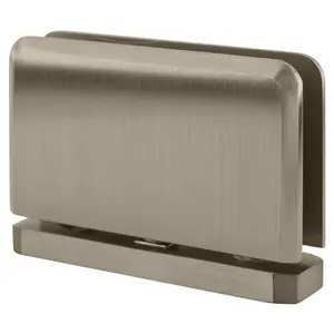 CRL PPH01BN Brushed Nickel Prima 01 Series Top or Bottom Mount Hinge