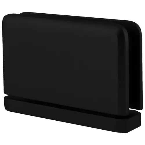 Matte Black Prima 01 Series Top or Bottom Mount Hinge