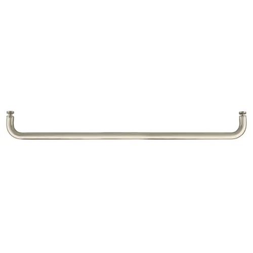 Brushed Nickel 27" BM Series Single-Sided Towel Bar Without Metal Washers Brushed Nickel 27" BM Series Single-Sided Towel Bar Without Metal Washers