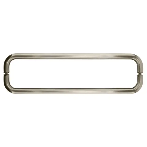Brushed Nickel 24" BM Series Back-to-Back Towel Bar Without Metal Washers