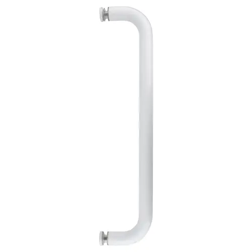 White 12" BM Series Single-Sided Towel Bar Without Metal Washers White 12" BM Series Single-Sided Towel Bar Without Metal Washers
