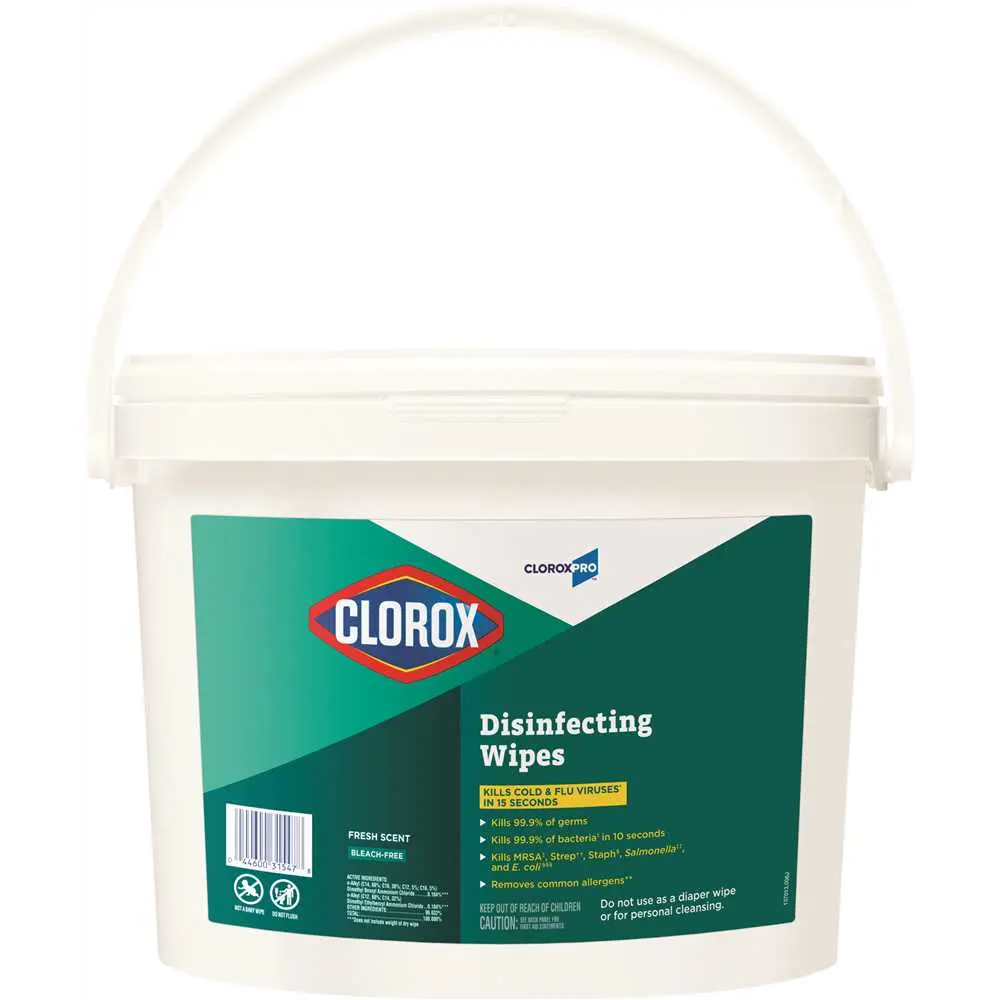 CLOROX UNBRANDED Clorox Disinfecting Wipes 7 X 8 Fresh Scent White CLO31547