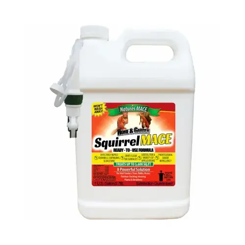 Squirrel Mace Repellent, All Natural, 1 Gallon RTU Spray