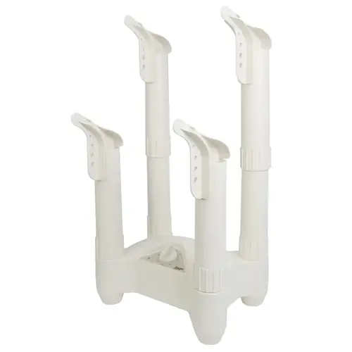 Electric Boot Dryer, 2 in Dia Dryer Tube, 4-Dryer, 120 V, Polypropylene, Beige