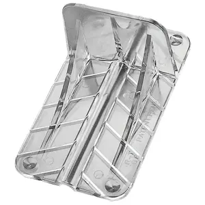 Amerimax 8505011 Snow Guard, 3-1/2 in W, Polycarbonate, Clear, Surface Installation