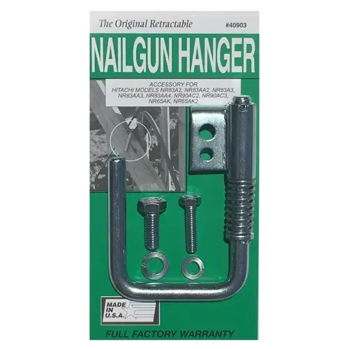 Nailgun Hanger, Steel, Zinc Nailgun Hanger, Steel, Zinc