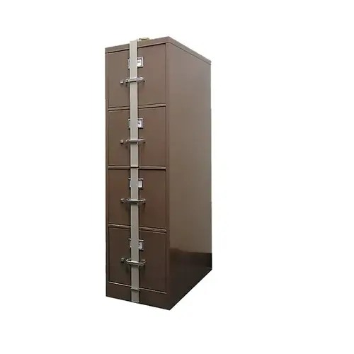 SECURITY LOCKING BAR 5 DRAWER 59-7/8" LONG Neutral sand color SECURITY LOCKING BAR 5 DRAWER 59-7/8" LONG Neutral sand color
