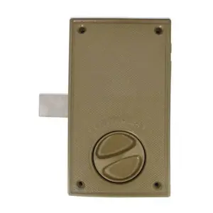 Marks W3700 Reversible Swinging Gate Lock Single Cylinder BRONZE