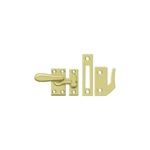 Window Lock, Casement Fastener, Medium in Polished Brass Window Lock, Casement Fastener, Medium in Polished Brass