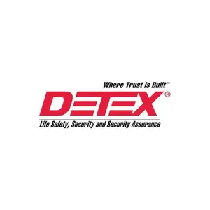 DETEX ECL-8220 Metal Bar Plate, Short, for ECL-230D Series Only, Photo-Luminescent, English