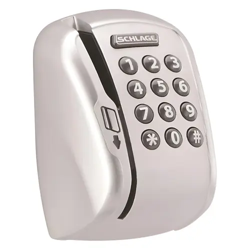 Magnetic Stripe Swipe and Keypad Reader Insert Satin Chrome Finish Magnetic Stripe Swipe and Keypad Reader Insert Satin Chrome Finish