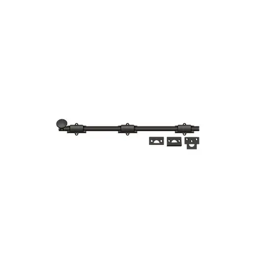 18" Surface Bolt; Heavy Duty; Oil Rubbed Bronze Finish 18" Surface Bolt; Heavy Duty; Oil Rubbed Bronze Finish