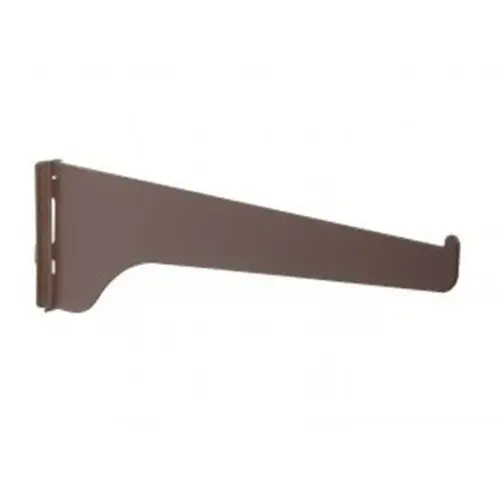 180 Series 16 In. Anochrome Steel Regular-Duty Single-Slot Shelf Bracket 180 Series 16 In. Anochrome Steel Regular-Duty Single-Slot Shelf Bracket