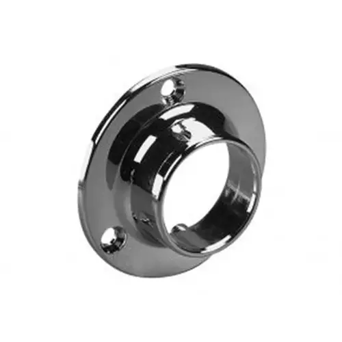 KV Commercial Closet Rod Flanges Chrome