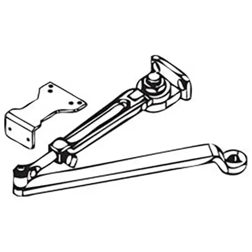Hold Open Arm & Parallel Bracket For 300/400 Aluminum Painted