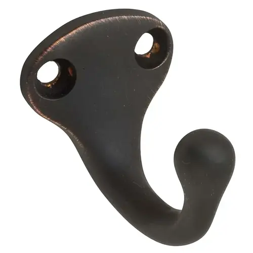 Aluminum Single Wardrobe Hook Aged Bronze Finish Aluminum Single Wardrobe Hook Aged Bronze Finish