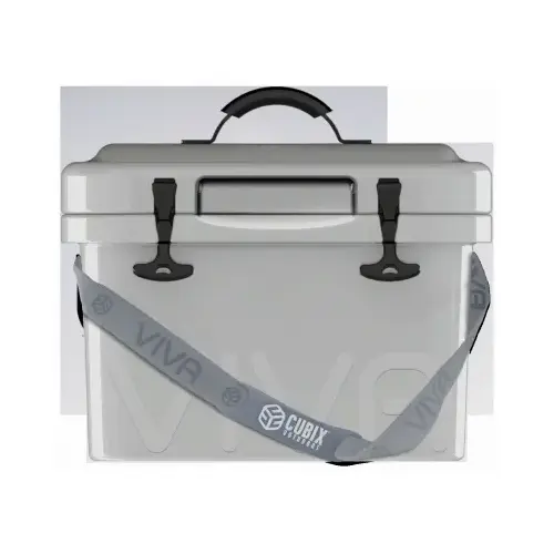 Viva Hard-Sided Cooler, Light Gray, 14 Qt. Viva Hard-Sided Cooler, Light Gray, 14 Qt.