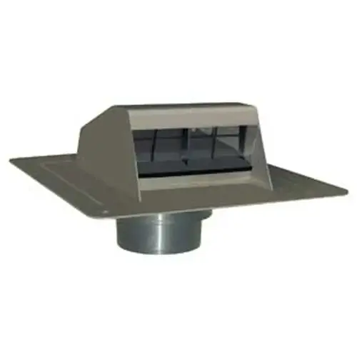 Roof Dryer Exhaust Vent, 5 in Duct, Brown Hood Roof Dryer Exhaust Vent, 5 in Duct, Brown Hood