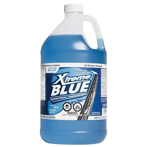 Camco USA Xtreme Blue Windshield Washer Fluid, Clear Blue