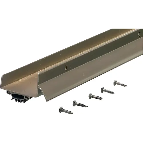 DB003 Series Door Bottom with Drip Cap, 48 in L, 1-3/4 in W, 1-1/4 in H, Aluminum, Bronze DB003 Series Door Bottom with Drip Cap, 48 in L, 1-3/4 in W, 1-1/4 in H, Aluminum, Bronze