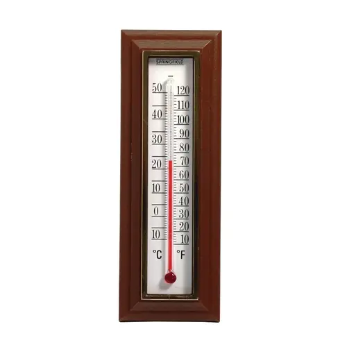 Andover Utility Thermometer, 0 to 120 deg F, Resin Casing, White Casing Andover Utility Thermometer, 0 to 120 deg F, Resin Casing, White Casing