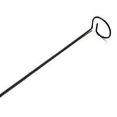 Flower Support Plant Prop, 24 in L, 2 in W, Steel, Green